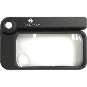 Sparco Rectangular Handheld Magnifier - Magnifying Area 2" Width x 4" Length - Acrylic Lens. Picture 4