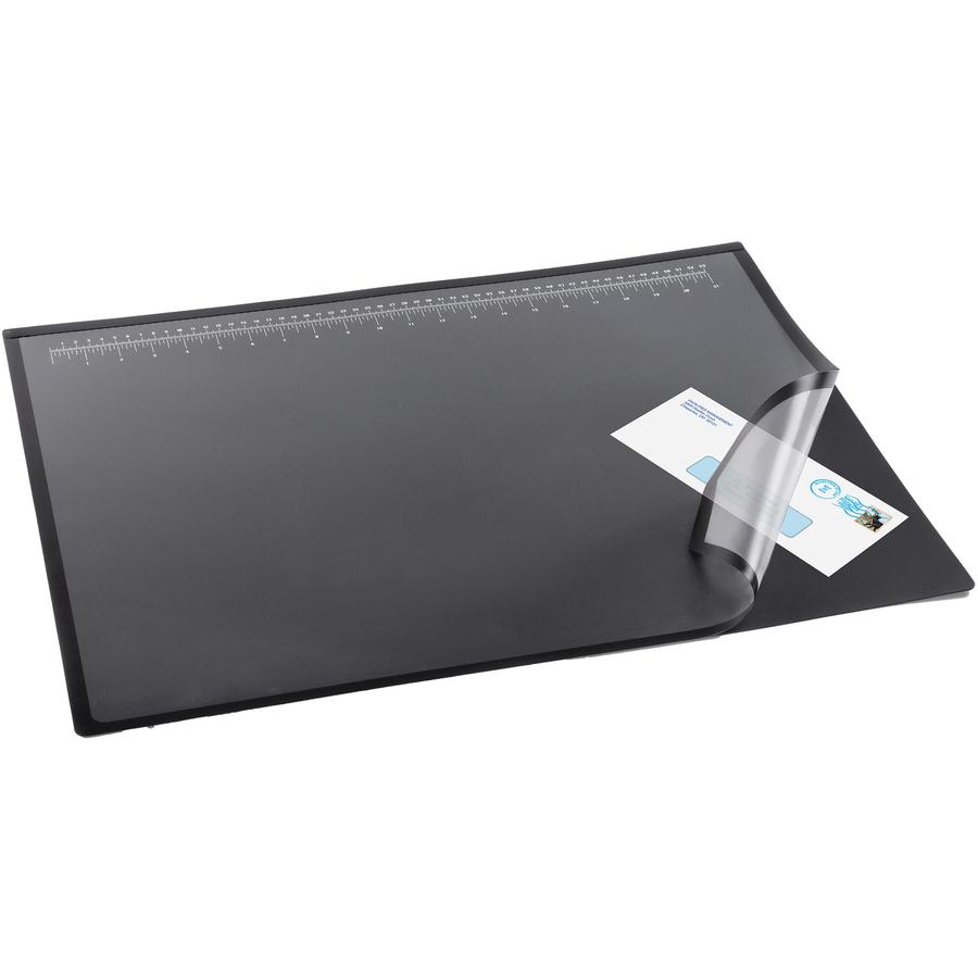 Artistic Desk Pads - Rectangular - 31" Width x 20" Depth - Rubber, Plastic - Black. Picture 2
