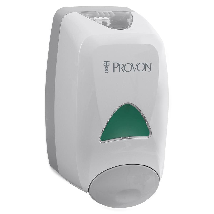 Provon FMX-12 Foam Soap Dispenser - Manual - 1.32 quart Capacity - Key Lock, Soft Push, Site Window - Dove Gray - 1Each. Picture 3