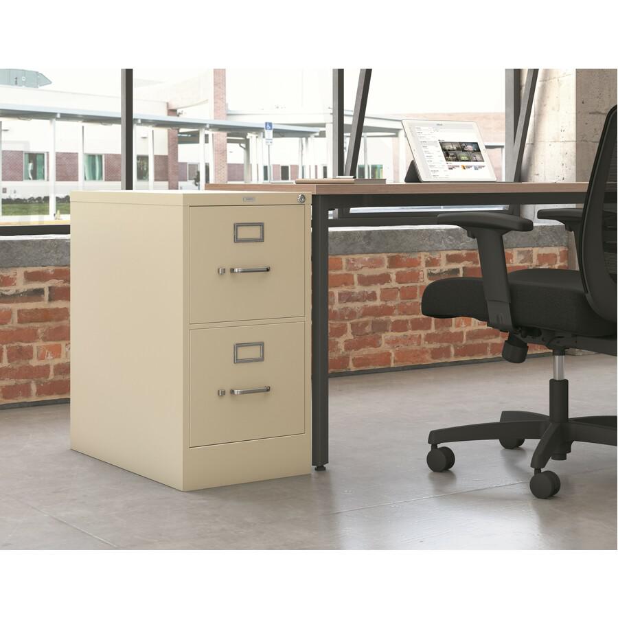 HON 310 H312 File Cabinet - 15" x 26.5"29" - 2 Drawer(s) - Finish: Putty. Picture 2