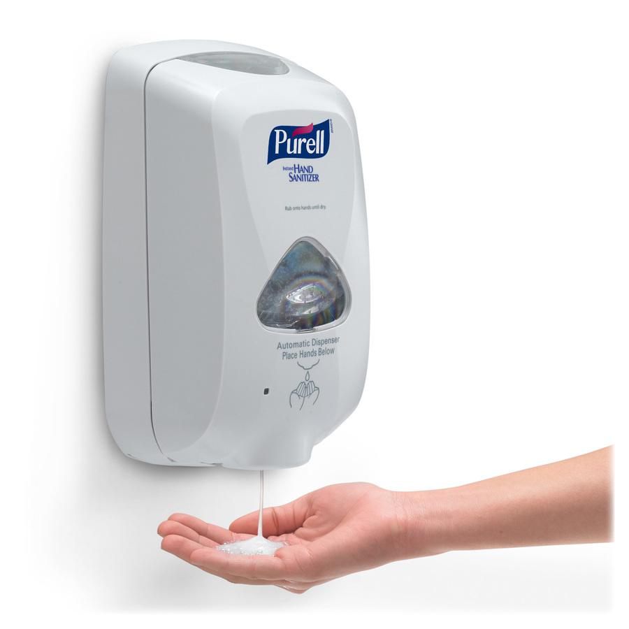 PURELL&reg; Hand Sanitizer Foam Refill - Clean Scent - 40.6 fl oz (1200 mL) - Skin - White - 2 / Carton. Picture 2