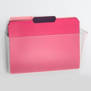 Officemate Wall Mountable Space-Saving Files - 7" Height x 13" Width x 4.1" Depth - Plastic - 1 Each. Picture 5