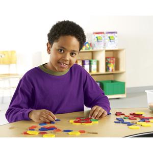 Learning Resources Plastic Pattern Blocks Set - Theme/Subject: Learning - Skill Learning: Measurement, Shape - 5-13 Year - 250 Pieces - Multi. Picture 2