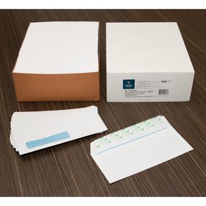 Business Source Security Tint Window Envelopes - Business - #10 - 9 1/2" Width x 4 1/8" Length - Peel & Seal - Wove - 500 / Box - White. Picture 8