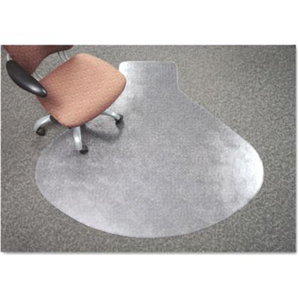 Deflecto SuperMat for Carpet - Carpeted Floor - 66" Length x 60" Width - Lip Size 12" Length x 20" Width - Vinyl - Clear. Picture 5