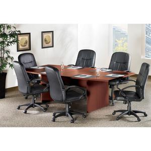 Lorell Essentials Conference Table Base (Box 2 of 2) - 2 Legs - 28.50" Height x 49.63" Width x 23.63" Depth - Assembly Required - Cherry, Laminated. Picture 4