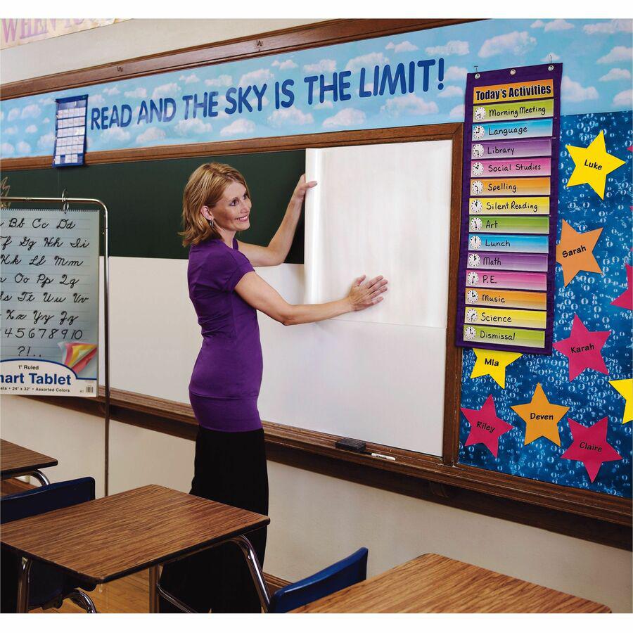 GoWrite! Dry Erase Roll - Dry-erase, Self-adhesive - White Surface - 20ft Width x 24" Length - No - 1 / Roll. Picture 2