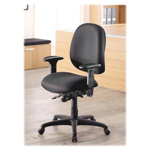 Lorell High Performance Task Chair - Black Seat - Black Back - Metal Frame - 5-star Base - 1 Each. Picture 10