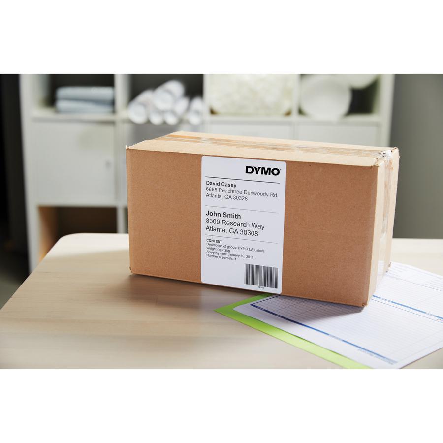 Dymo LabelWriter 4XL Extra Large Shipping Labels - 4" x 6" Length - Rectangle - Thermal Transfer - White - 220 / Roll - 220 Box. Picture 3