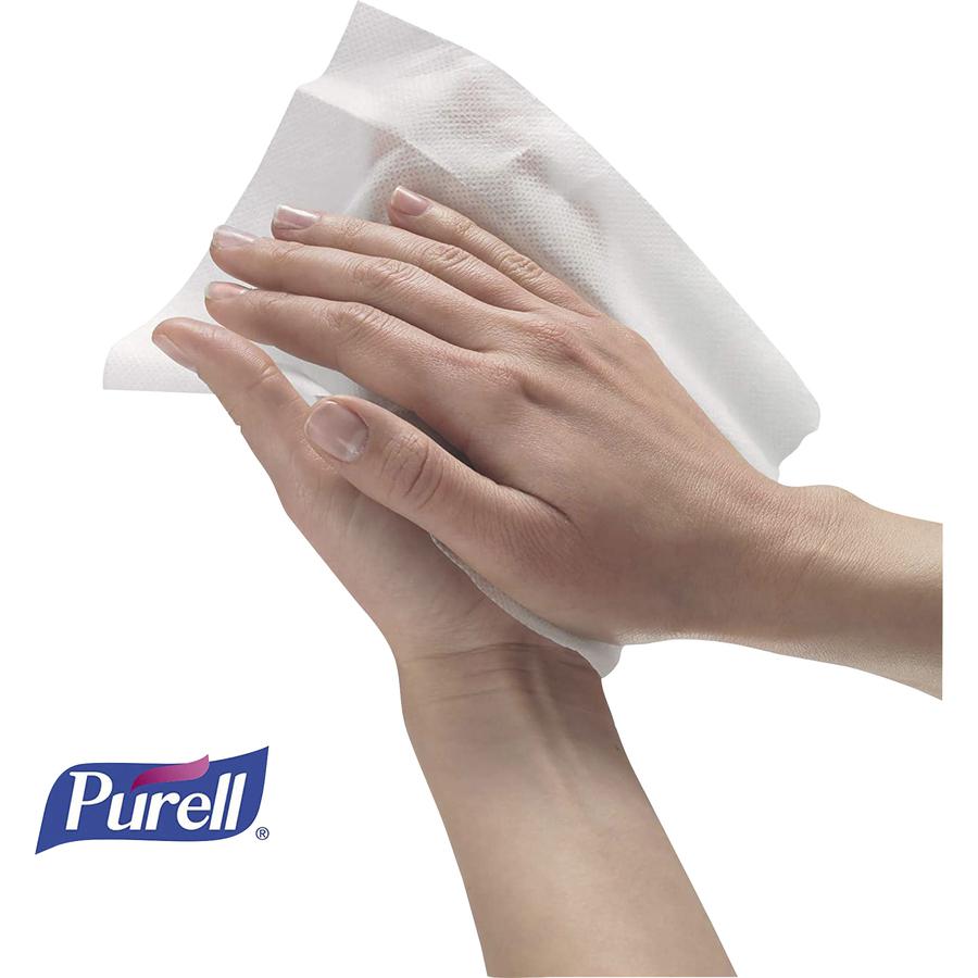 PURELL&reg; Sanitizing Hand Wipe Towelettes - White - 1000 / Carton. Picture 2