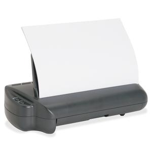 Business Source Electric Adjustable 3-hole Punch - 3 Punch Head(s) - 30 Sheet of 20lb Paper - 1/4" Punch Size - 17.8" x 5.3" x 8.3" - Gray. Picture 6