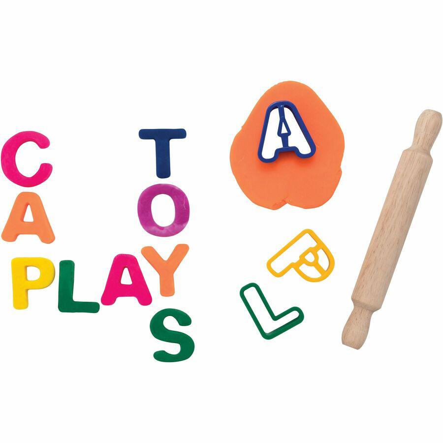 Creativity Street Dough Cutter Letters - Cutting - 26 Piece(s) - 26 / Set - Assorted - Plastic. Picture 2
