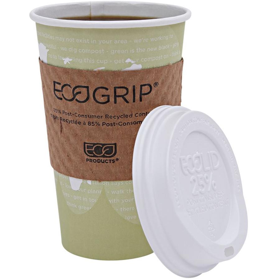 Eco-Products 16 oz World Art Hot Beverage Cups - 50 / Pack - 20 / Carton - Multi - Paper, Resin - Hot Drink. Picture 2