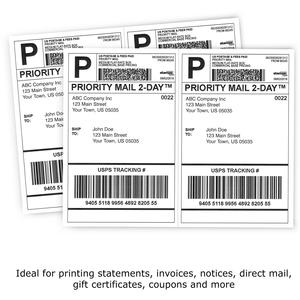 PrintWorks Professional Pre-Perforated Paper for Statements, Tax Forms, Bulletins, Planners & More - Letter - 8 1/2" x 11" - 20 lb Basis Weight - 500 / Ream - Perforated. Picture 2