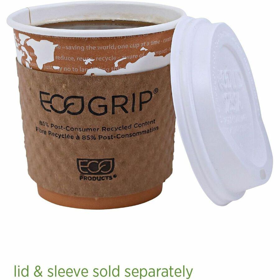 Eco-Products 10 oz World Art Hot Beverage Cups - 50 / Pack - 20 / Carton - Multi - Paper, Resin - Hot Drink. Picture 2