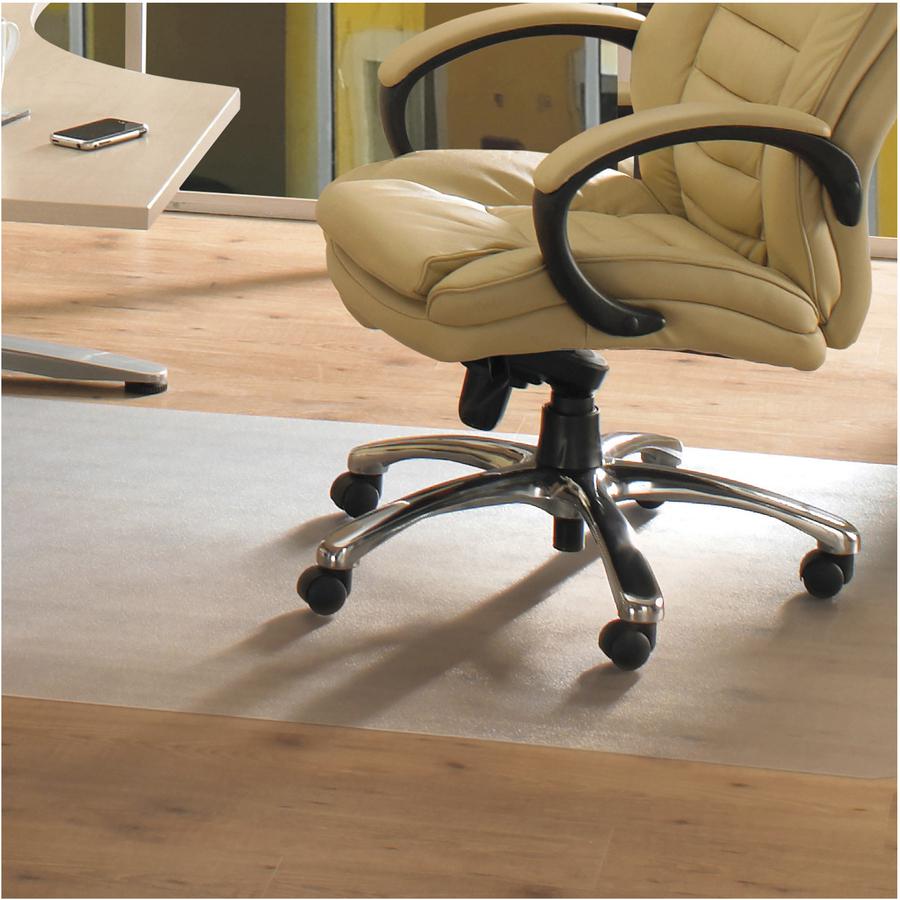 Advantagemat&reg; Phthalate Free Vinyl Rectangular Chair Mat for Hard Floor - 48" x 60" - Hard Floor, Home, Office, Chair - 60" Length x 48" Width x 0.080" Depth x 0.080" Thickness - Rectangular - Pol. Picture 2