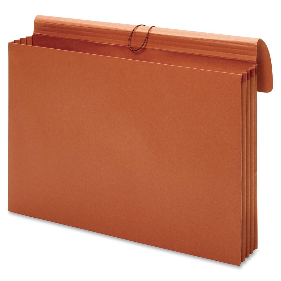 Pendaflex Tabloid Recycled File Wallet - 11" x 17" - 875 Sheet Capacity - 3 1/2" Expansion - Brown - 10% Recycled - 1 Each. Picture 2