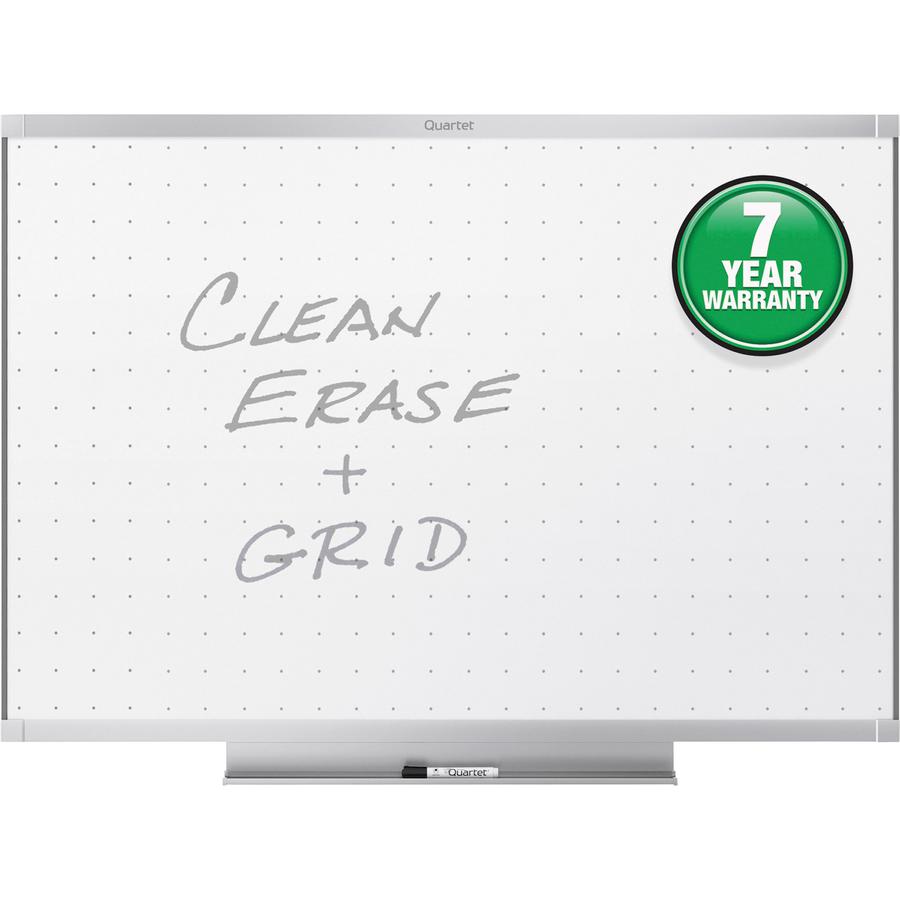 Quartet Prestige 2 Dry-Erase Board - 48" (4 ft) Width x 36" (3 ft) Height - White Surface - Silver Aluminum Frame - Horizontal - 1 Each. Picture 6