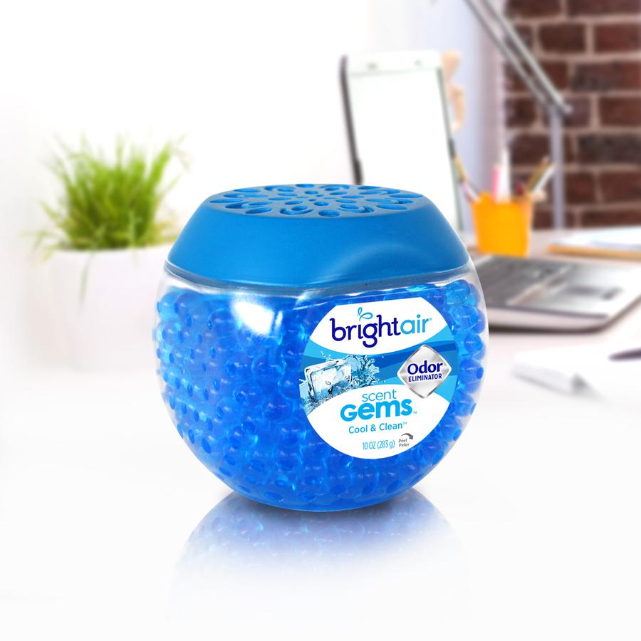 Bright Air Scent Gems Odor Eliminator - Beads - 10 oz - Cool, Clean - 45 Day - 1 Each. Picture 2