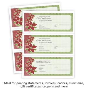 PrintWorks Professional Pre-Perforated Paper for Invoices, Statements, Gift Certificates & More - Letter - 8 1/2" x 11" - 20 lb Basis Weight - 500 / Ream - Sustainable Forestry Initiative (SFI) - Perf. Picture 2