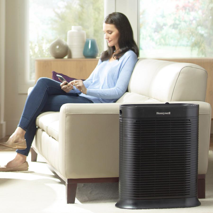 Honeywell HPA300 HEPA Air Purifier - True HEPA, Activated Carbon - 465 Sq. ft. - Black. Picture 2