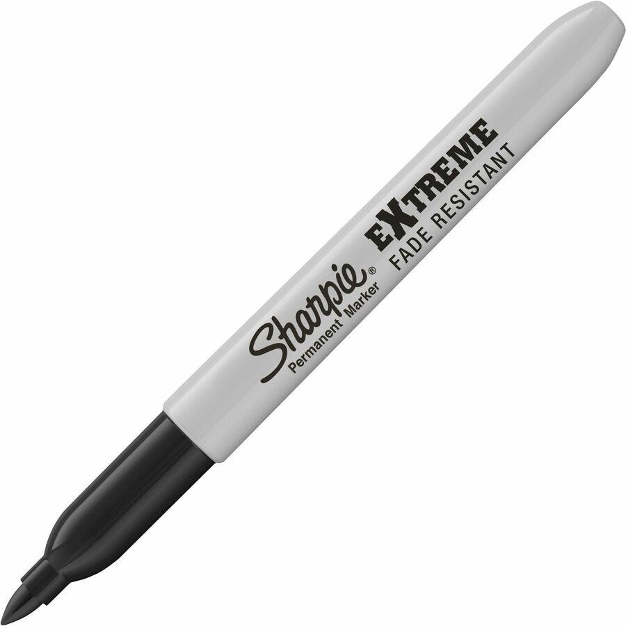 Sharpie Extreme Permanent Markers - Fine Marker Point - 1.1 mm Marker Point Size - Black - 12 / Box. Picture 2