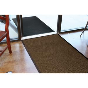 Genuine Joe Waterguard Floor Mat - Floor - 10 ft Length x 36" Width - Rectangular - Rubber - Brown - 1Each. Picture 6