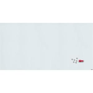 Lorell Magnetic Dry-Erase Glass Board - 72" (6 ft) Width x 36" (3 ft) Height - White Glass Surface - Rectangle - Magnetic - Stain Resistant, Ghost Resistant, Smooth Writing - 1 Each. Picture 2