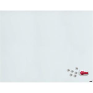 Lorell Magnetic Dry-Erase Glass Board - 46.5" (3.9 ft) Width x 36" (3 ft) Height - White Glass Surface - Rectangle - Magnetic - Stain Resistant, Ghost Resistant, Smooth Writing - 1 Each. Picture 4