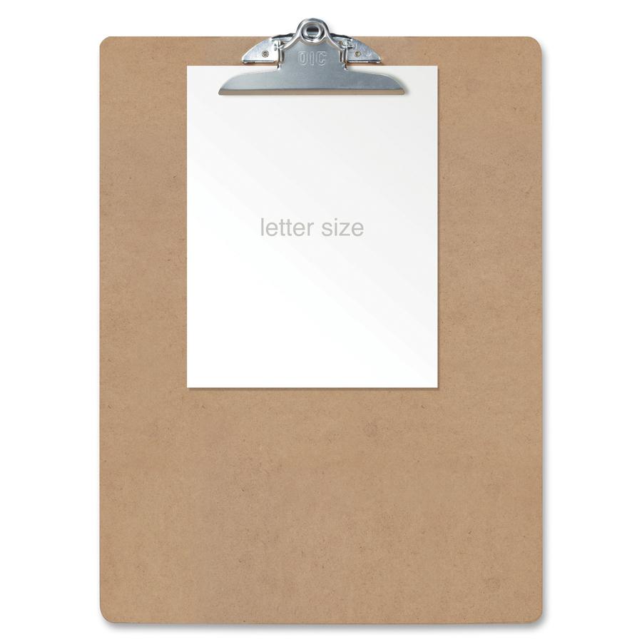 Officemate Wood Clipboard, Way Bill Size - Clipboard - 20"X15". Picture 2