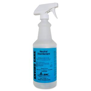 RMC Neutral Disinfectant Spray Bottle - 48 / Carton - Frosted Clear - Plastic. Picture 3