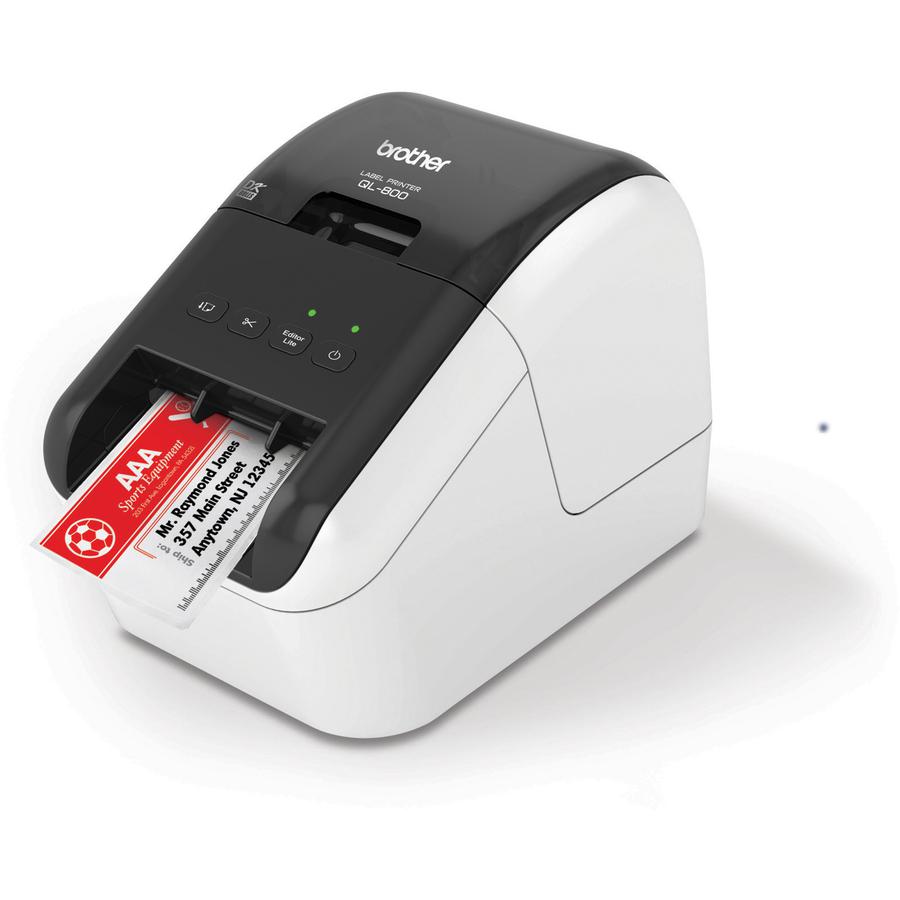 Brother QL-800 Label Printer - Direct Thermal - Monochrome - Label Printer - Up to 300 x 600 dpi - USB 2.0. Picture 3