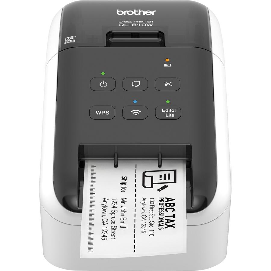 Brother QL-810W Wireless Label Printer - Direct Thermal - Monochrome - Prints amazing Black/Red labels using DK-2251. Print labels wirelessly using AirPrint or Brother iPrint&Label app. Ultra-fast, pr. Picture 7