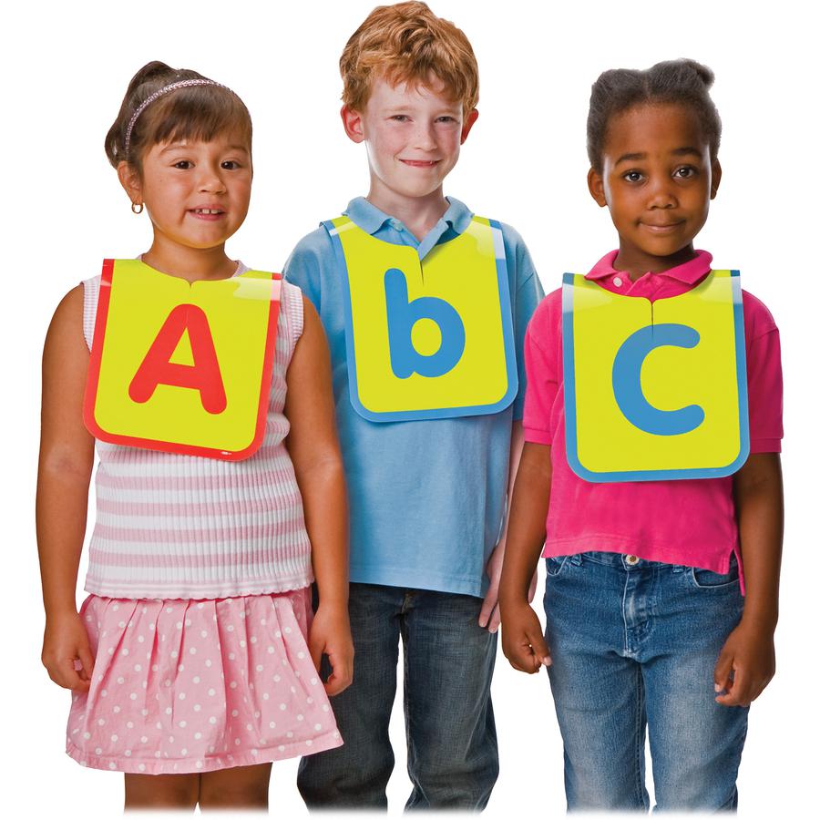 Roylco Alphabet Letter Vests - Theme/Subject: Learning - Skill Learning: Sight Words, Lowercase Letters - 32 Pieces - 4+ - 32 / Pack. Picture 2