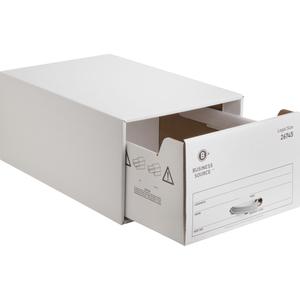 Business Source Stackable File Drawer - Internal Dimensions: 15.50" Width x 23.50" Depth x 10.25" Height - External Dimensions: 17.3" Width x 25.3" Depth x 11.5" Height - Media Size Supported: Legal -. Picture 4