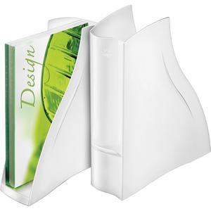 CEP Magazine Rack - 12.8" Height x 3.3" Width x 10.9" Depth - Finger Grip, Durable - White - Polystyrene - 1 Each. Picture 3