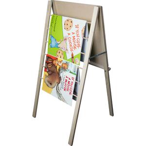 Flipside Big Book Easel - 24" (2 ft) Width x 24" (2 ft) Height - White Surface - Rectangle - Assembly Required - 1 Each. Picture 4