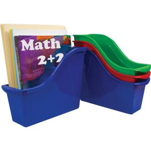 Small Book Bin, Assorted Color, Set of 6. Picture 5