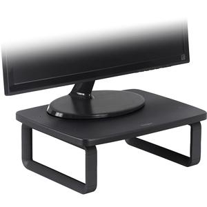 Kensington SmartFit Monitor Stand Plus - Black - Up to 24" Screen Support - 80 lb Load Capacity - 12.7" Height x 16.2" Width x 2.2" Depth - Desktop - Black - Ergonomic - TAA Compliant. Picture 2