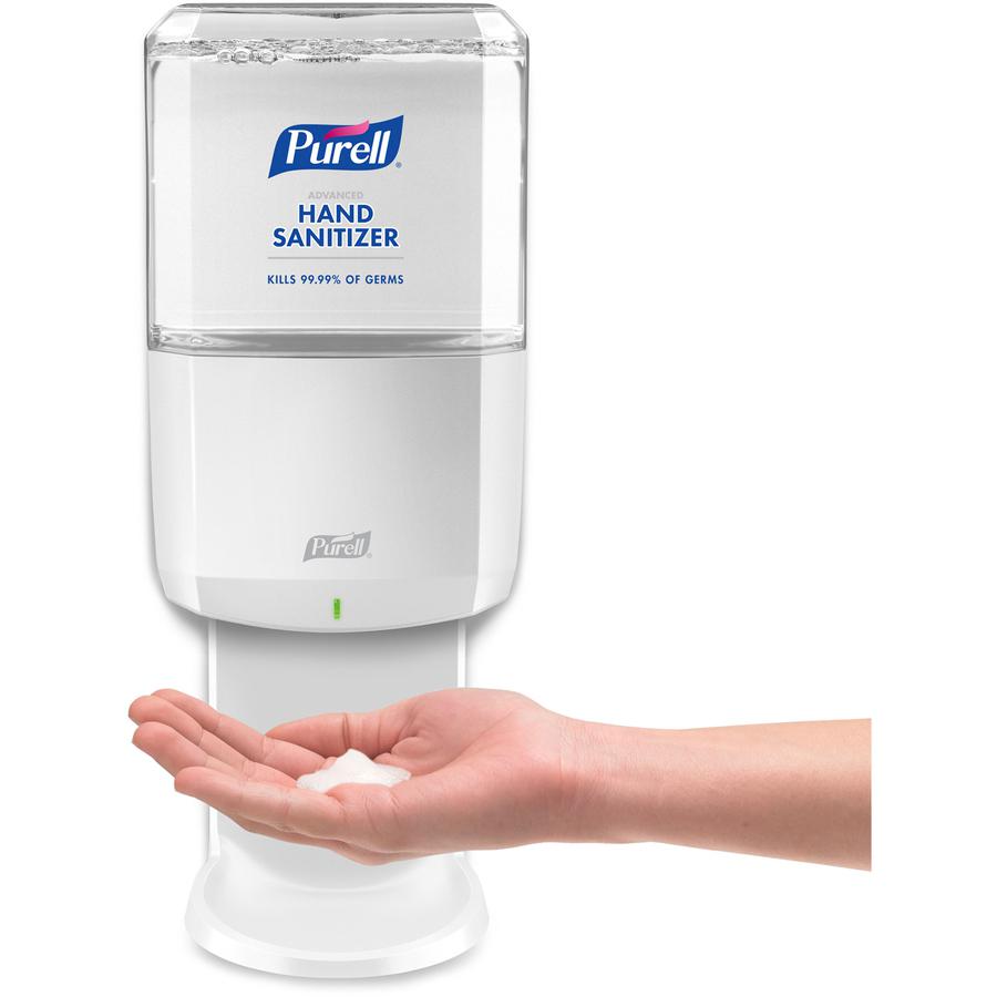 PURELL&reg; ES6 Hand Sanitizer Dispenser - Automatic - 1.27 quart Capacity - Support 4 x C Battery - Locking Mechanism, Durable, Wall Mountable - White - 1Each. Picture 2