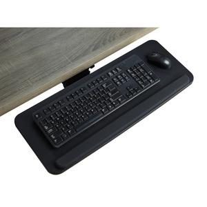 Lorell Universal Keyboard Tray - 5" Height x 10.9" Width - Black - 1. Picture 3