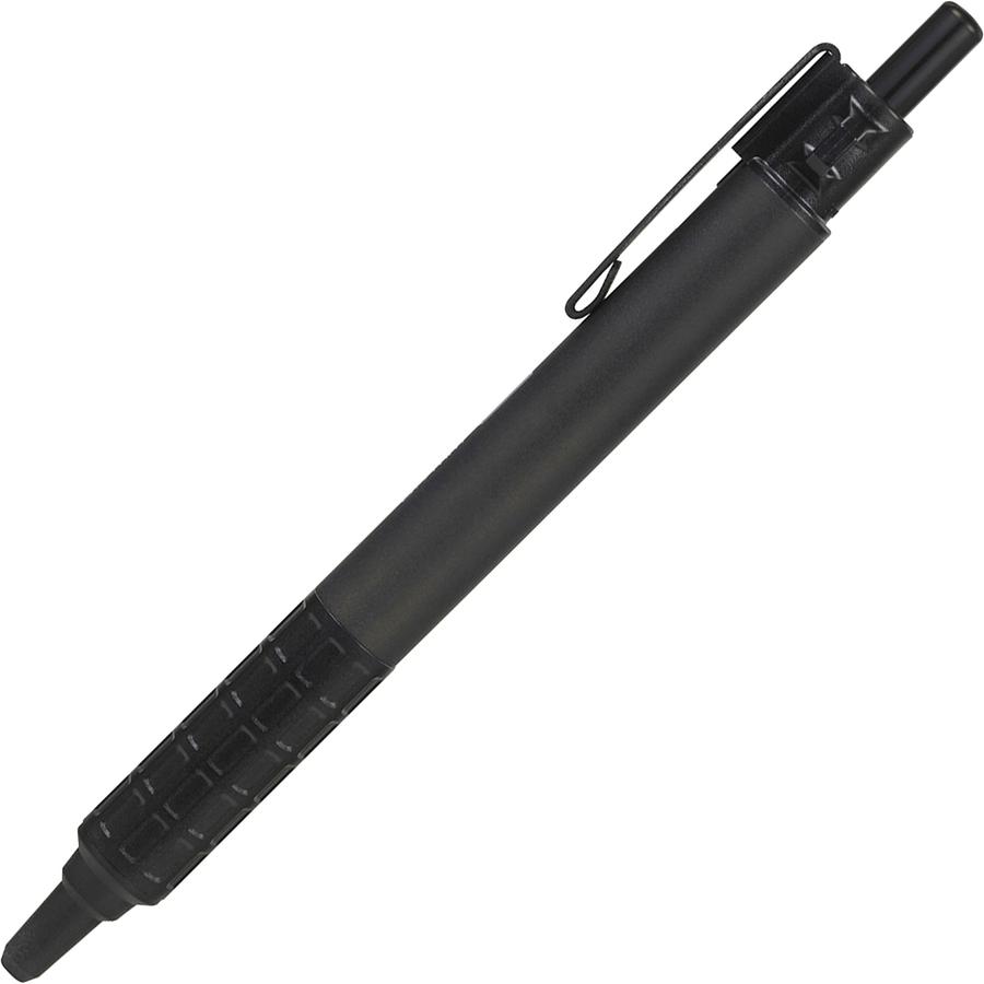 Zebra Steel 7 Series X-701 Retractable Ballpoint Pen - Fine Pen Point - 0.7 mm Pen Point Size - Refillable - Retractable - Stainless Steel Barrel - 1 Each. Picture 2