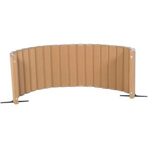 Angeles 30" Flexible Room Divider - 3" Width x 30" Height10 ft Length - Multicolor - 1 Each. Picture 2