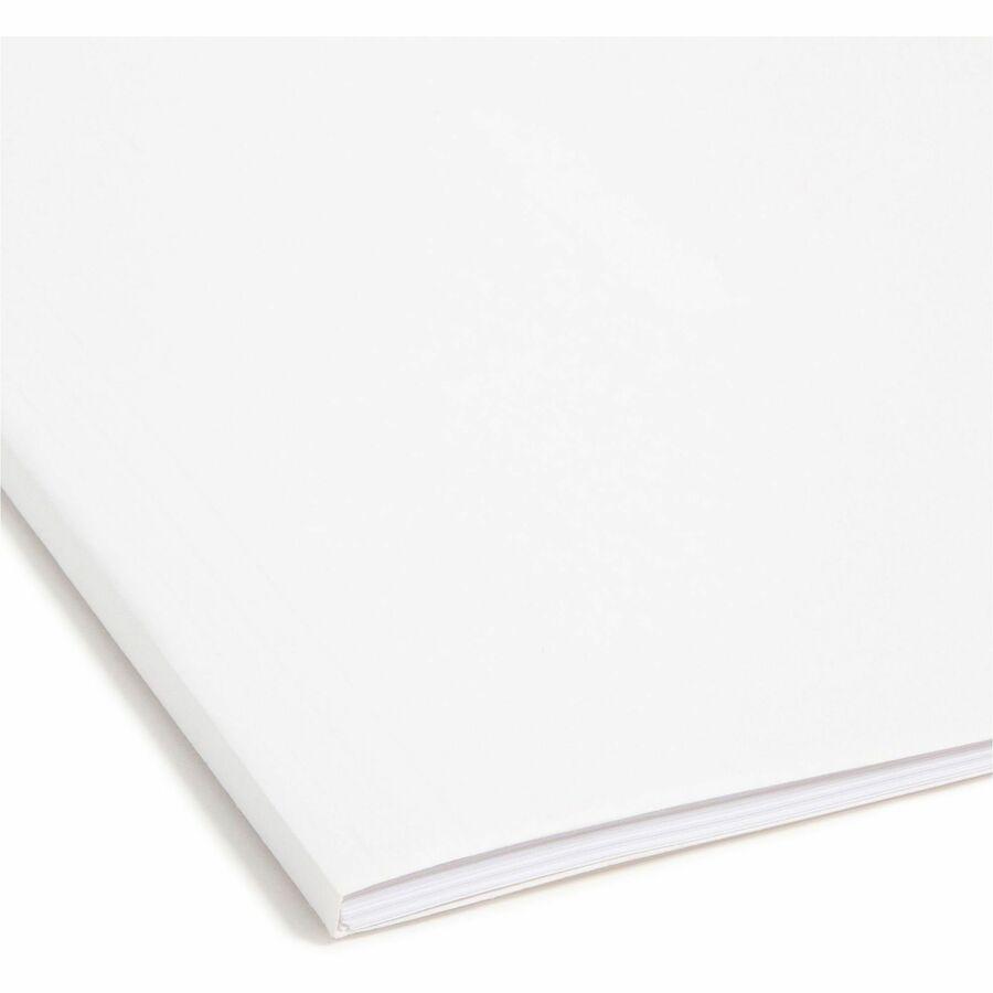 Smead FasTab 1/3 Tab Cut Letter Recycled Hanging Folder - 8 1/2" x 11" - Assorted Position Tab Position - White - 10% Recycled - 20 / Box. Picture 2