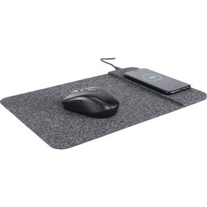 Allsop PowerTrack Wireless Charging Mousepad - (32192) - 0.25" x 13" x 8.75" Dimension - Black - Fabric - 1 Pack - Mouse. Picture 2