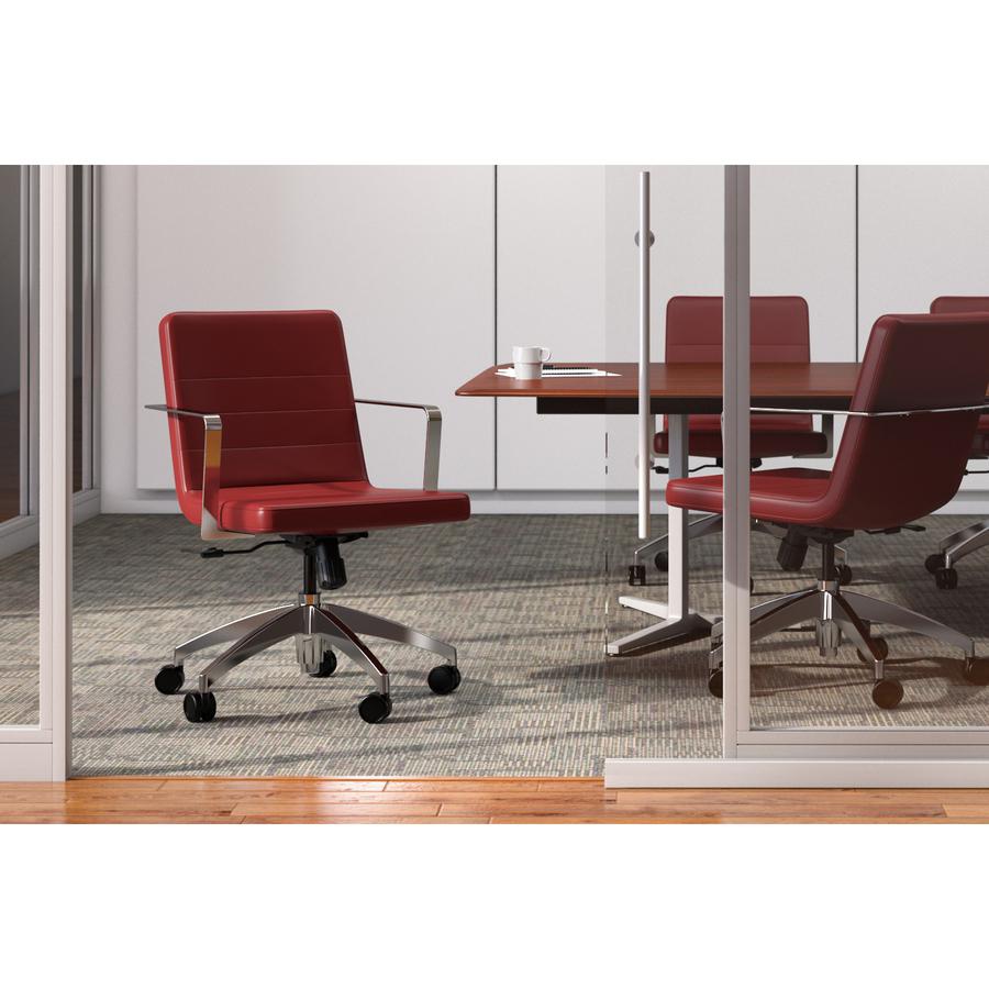 9 to 5 Seating Diddy 2450 Executive Chair - Saddle Foam Seat - Saddle Foam Back - 5-star Base - 1 Each. Picture 2