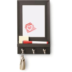 Command Dry-Erase Message Center - 11.2" Height x 6.8" Width x 1.5" Depth - Slate - 1 Each. Picture 4