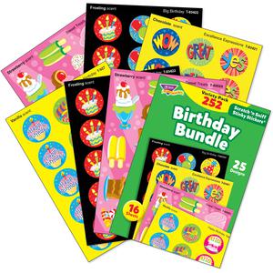Trend Birthday Scratch 'n Sniff Stinky Stickers - Birthday Theme/Subject - Scented, Acid-free, Photo-safe, Non-toxic - 0.13" Height x 4.13" Width x 5.88" Length - Multicolor - 252 / Set. Picture 3
