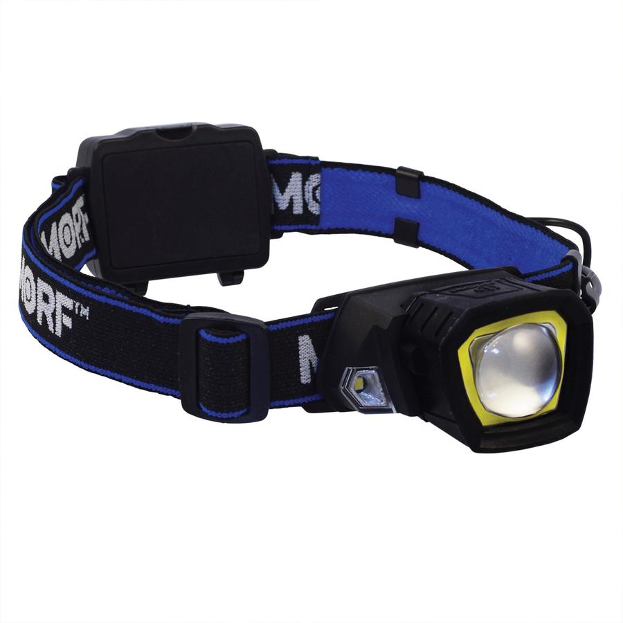 Police Security Removable Light Headlamp - 2 x LED - 4 x AAA - Battery - Black, Blue. Picture 4