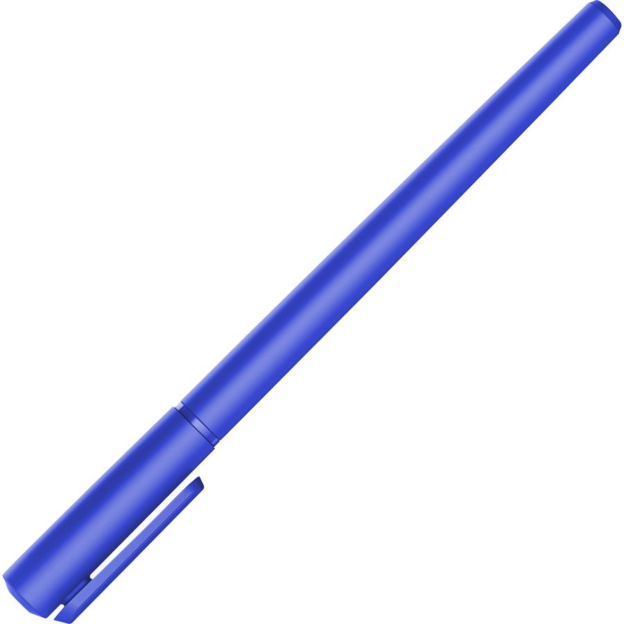 Paper Mate Write Bros. Ballpoint Stick Pens - Medium Pen Point - Blue - Blue Barrel - 1 Dozen. Picture 4